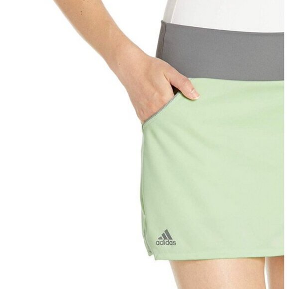 ADIDAS Women's Tennis Club Skirt NWT Glow Green Size L - Picture 4 of 14
